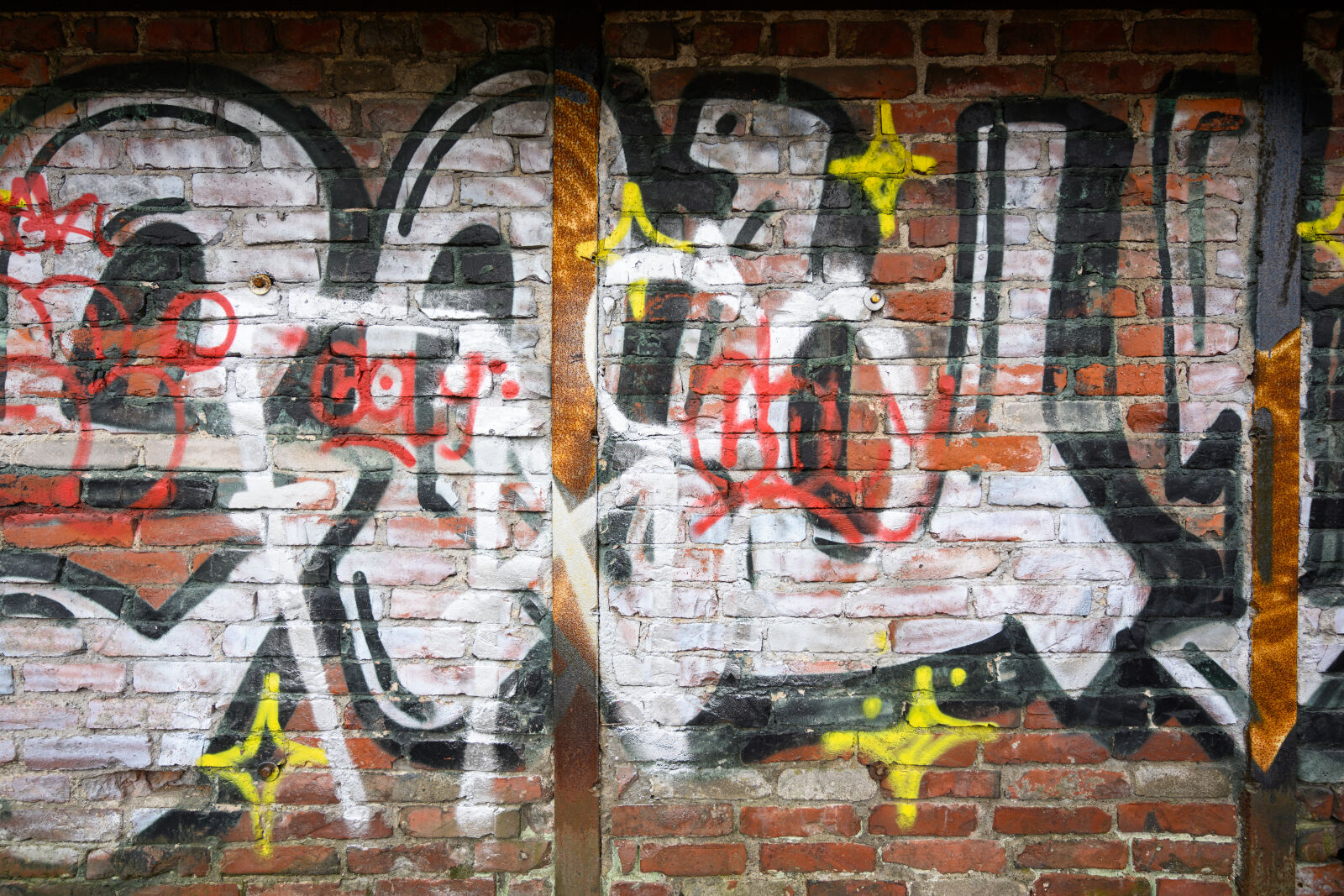 Nikon Z9 sample photo. Old brickwall graffiti photography
