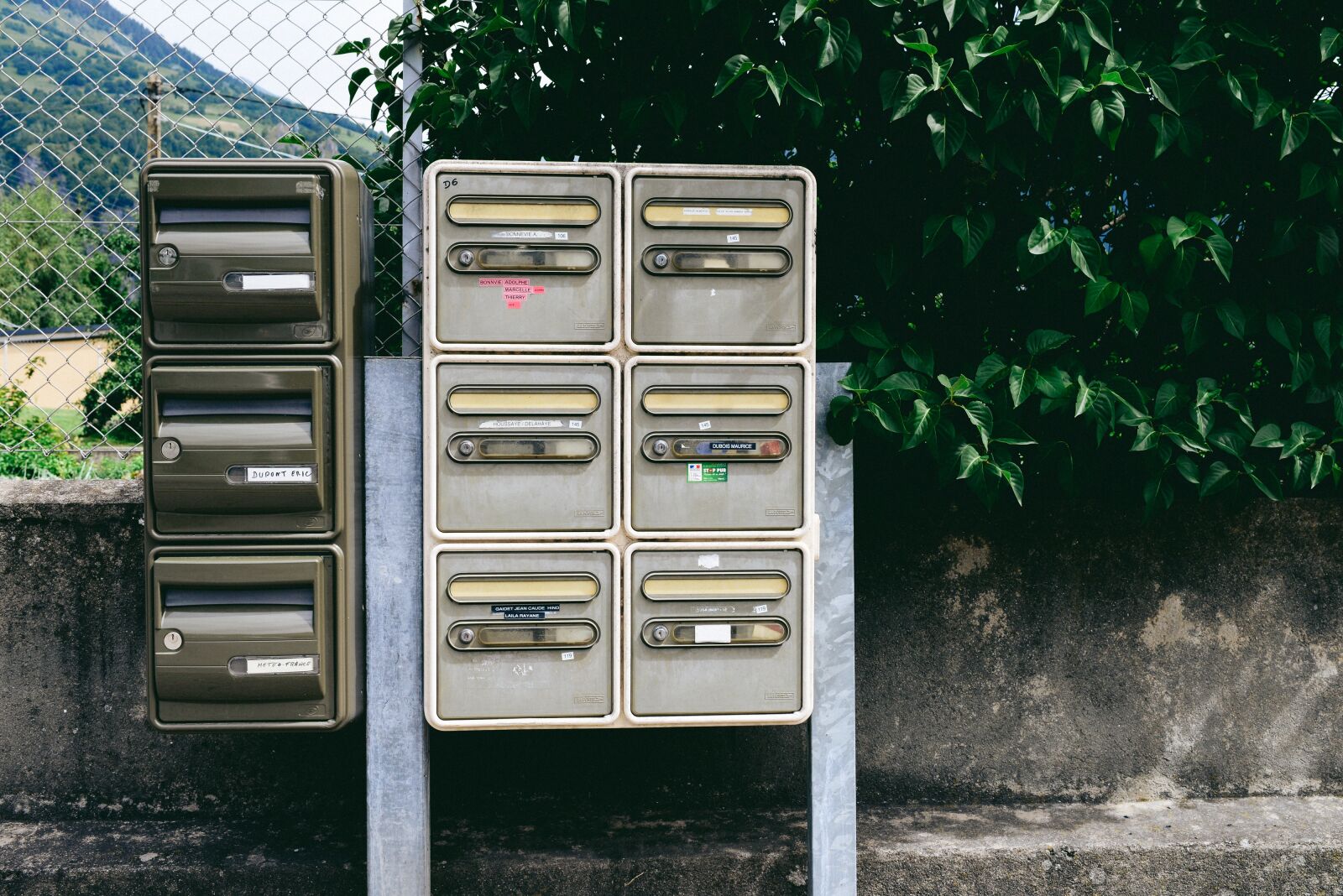 Nikon D800 sample photo. Mailboxes, post, france photography
