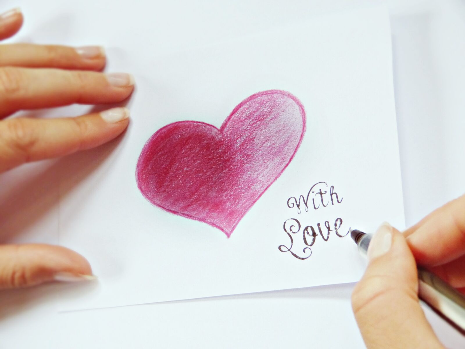 Panasonic Lumix DMC-FZ150 sample photo. Write, heart, finger photography
