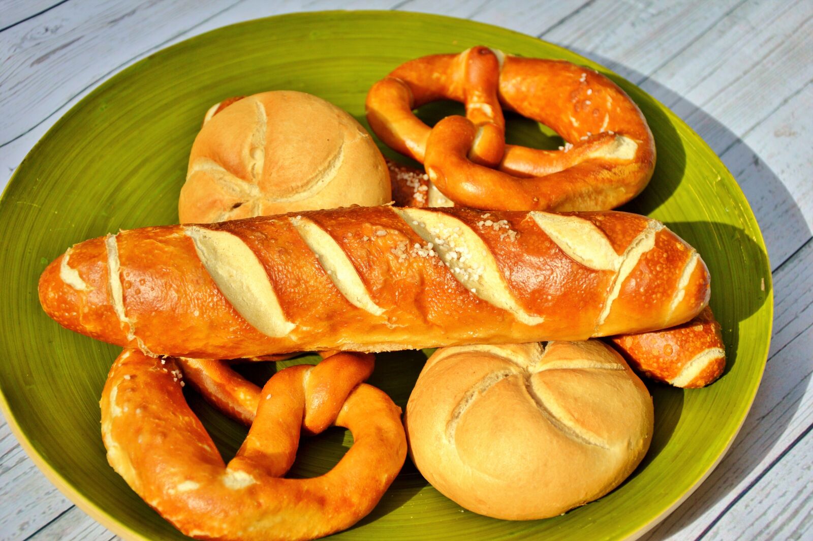 Nikon D3200 sample photo. Roll, pretzels, baked goods photography