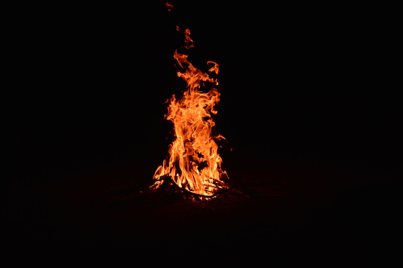 Nikon D610 sample photo. Fire, campfire, bonfire photography