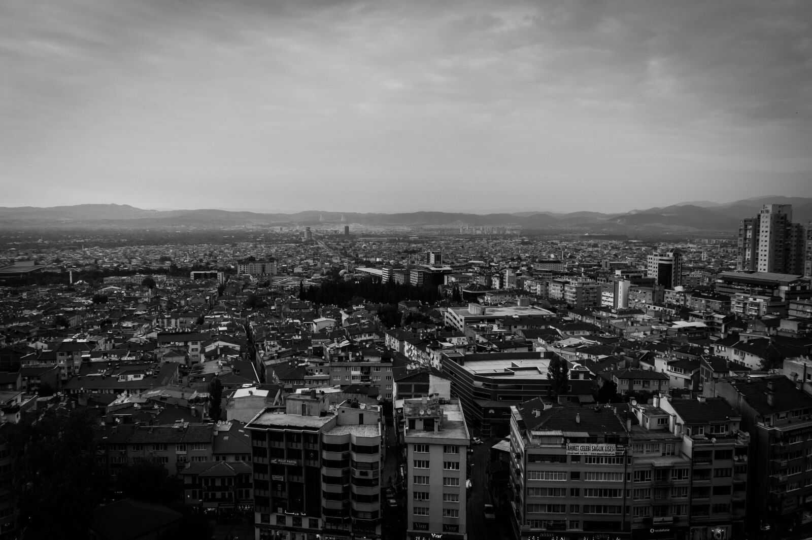 Sony SLT-A58 sample photo. B, w, sky, bursa photography