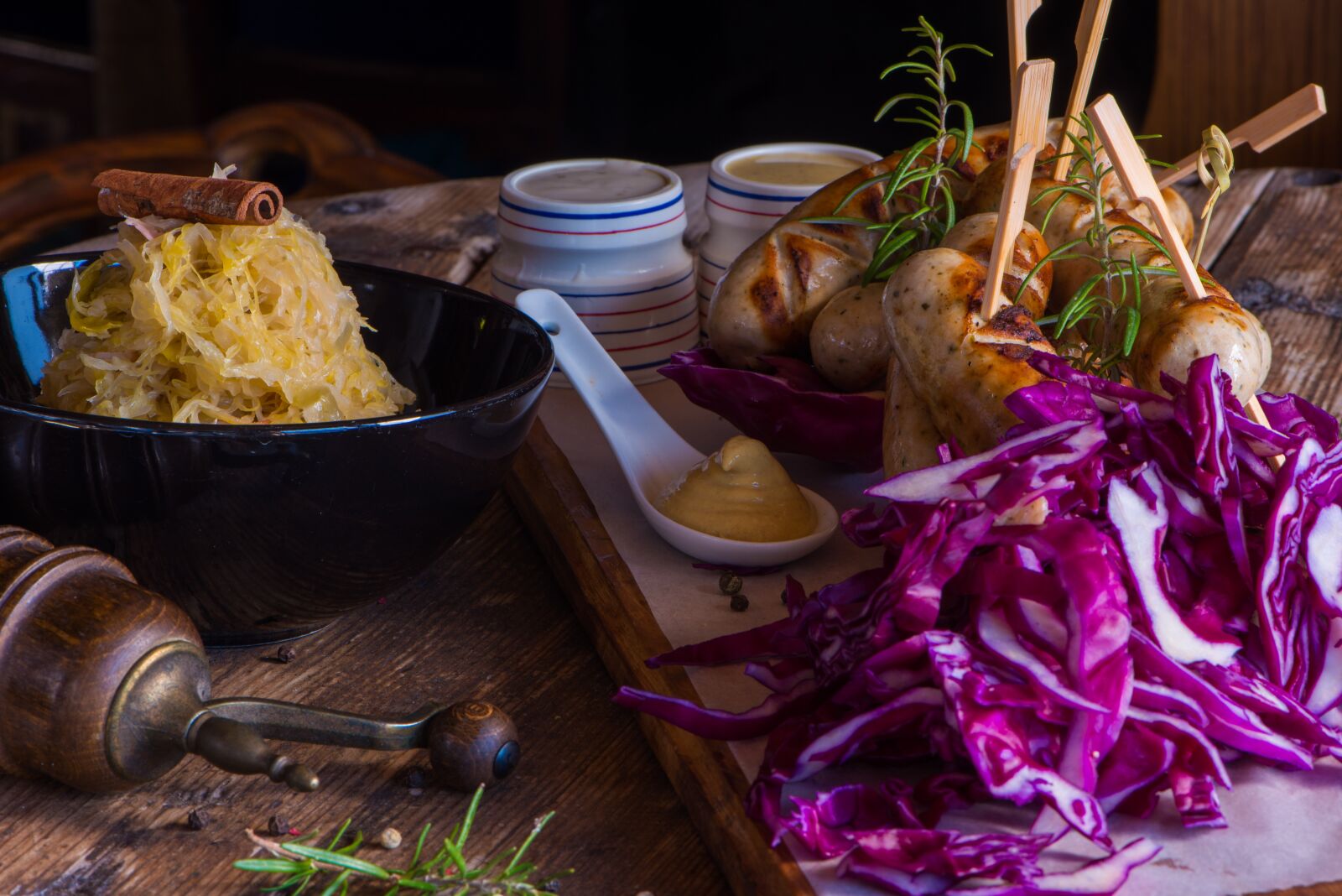 Nikon D800 sample photo. Wine, sausages, food photography