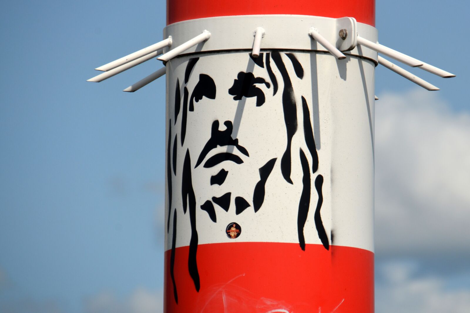 Nikon D5100 sample photo. Graffiti, jesus, street art photography