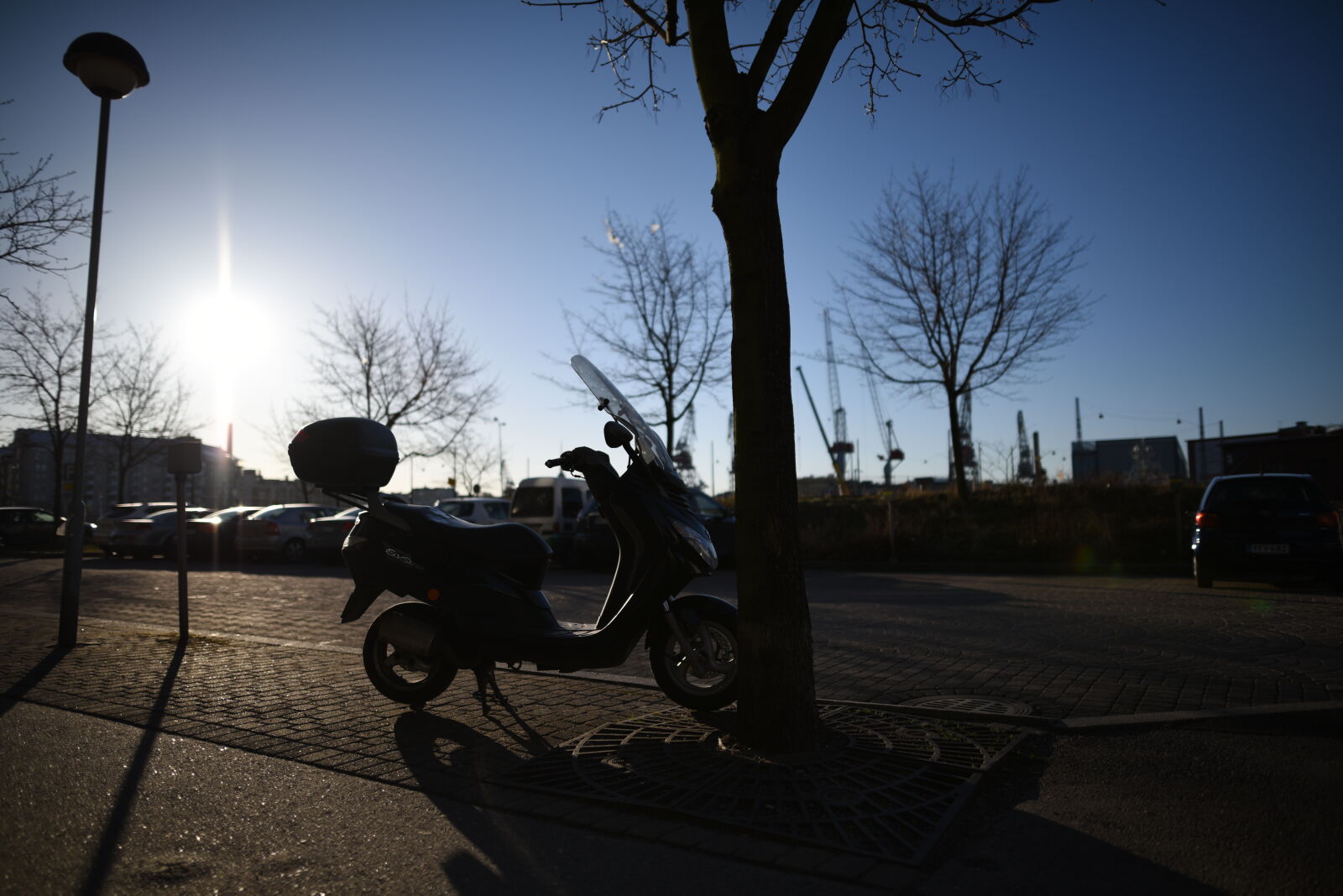 Nikon D810 sample photo. The moped of the photography