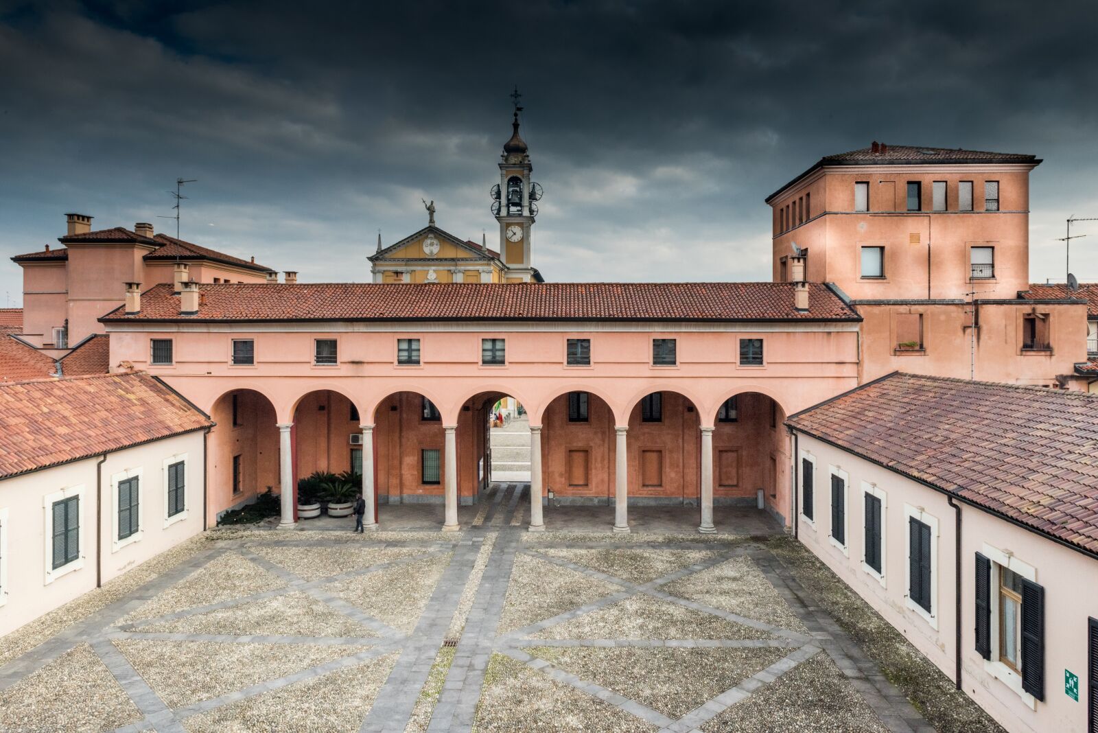 Nikon D810 sample photo. Cavenago, roof, campanile photography