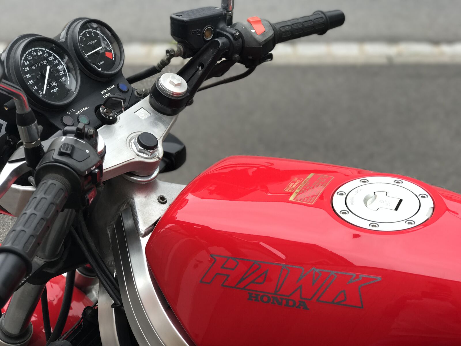 iPhone 7 Plus back dual camera 6.6mm f/2.8 sample photo. Motorcycle, handlebars, two wheeled photography