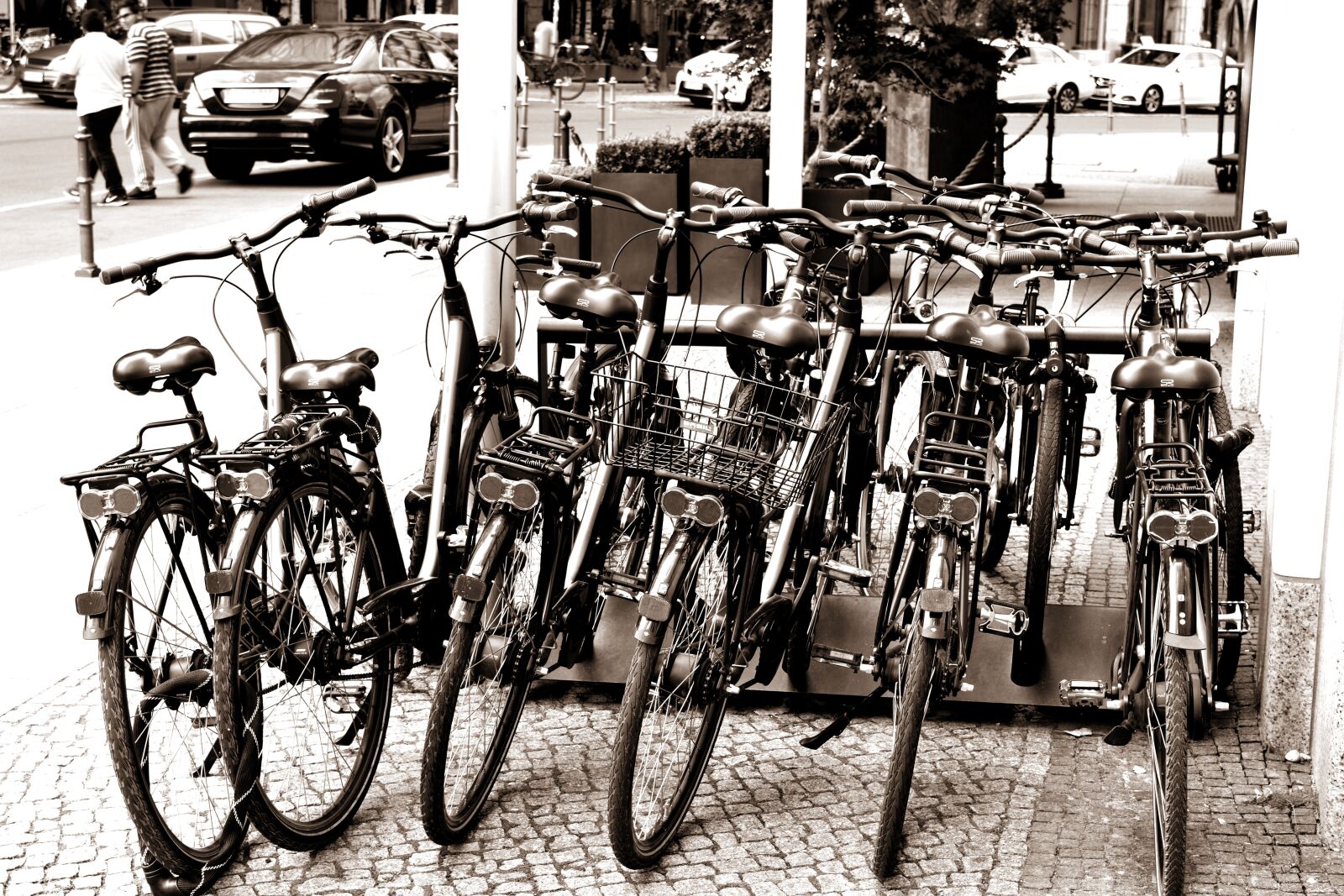 Nikon D3300 sample photo. Bicycles, city, berlin photography