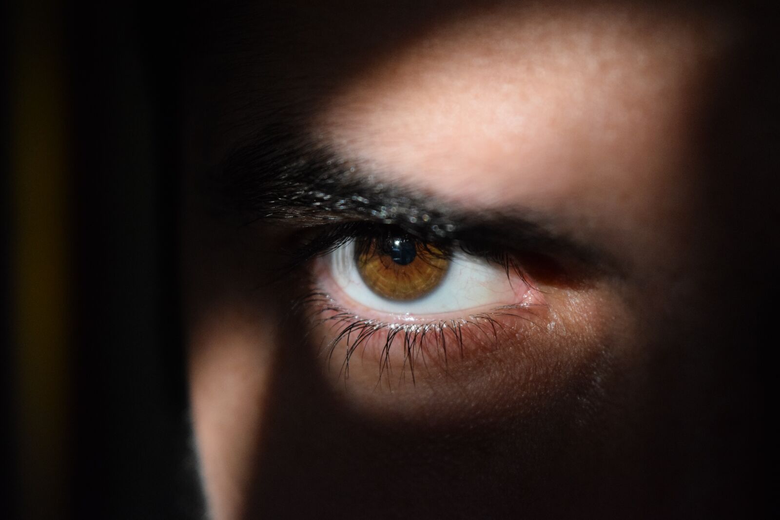Nikon D5300 sample photo. Eye, eyes, dark photography