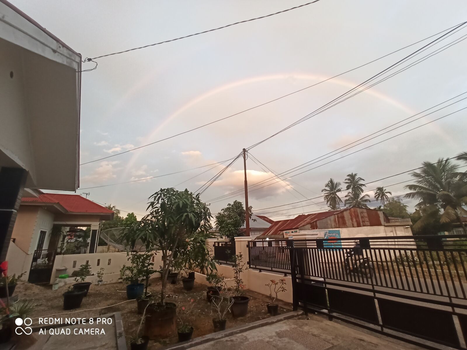Xiaomi Redmi Note 8 Pro sample photo. Amateur, rainbow, xiaomi photography