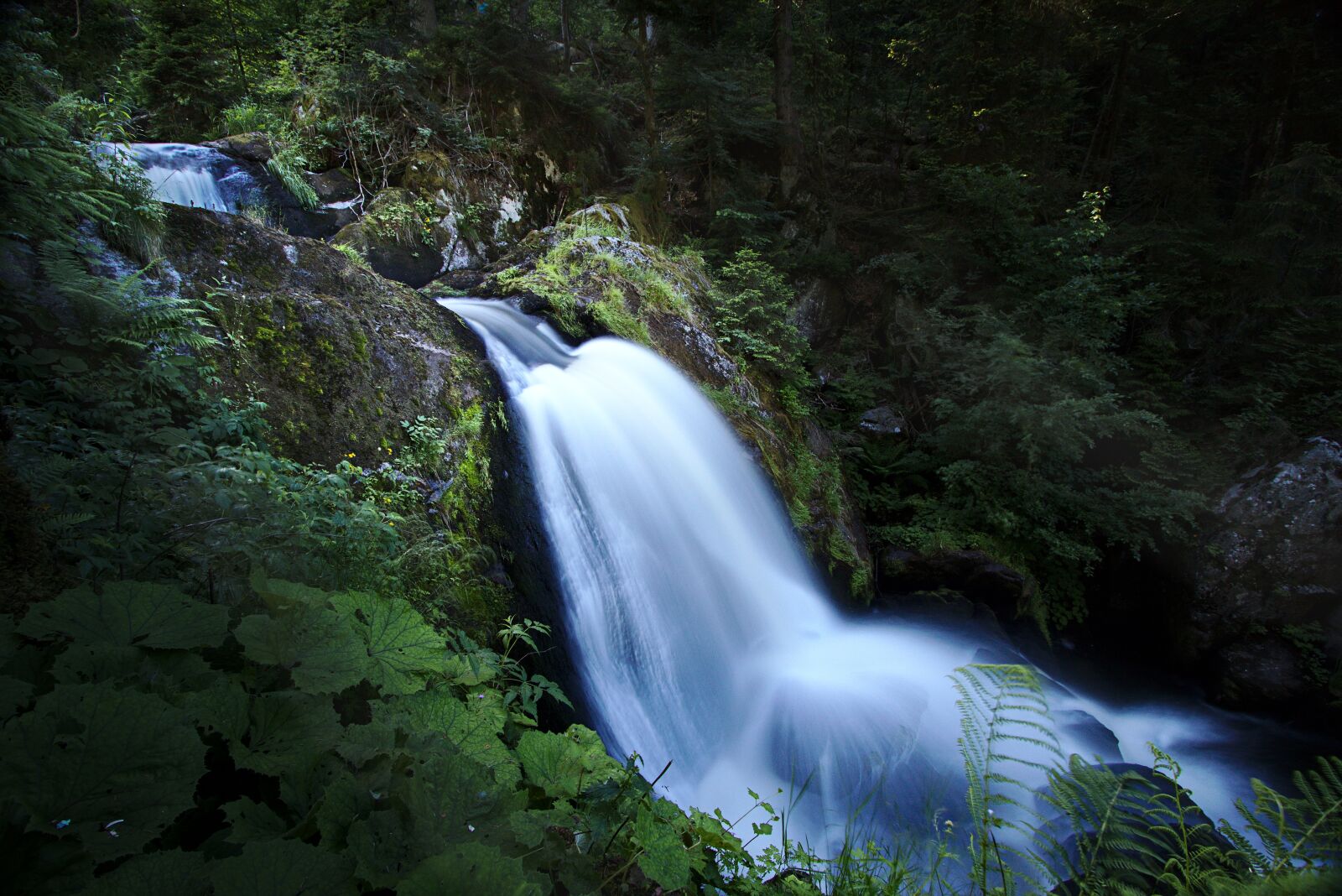 Canon EOS M5 + Canon EF-S 10-22mm F3.5-4.5 USM sample photo. Waterfall, triberg, black forest photography
