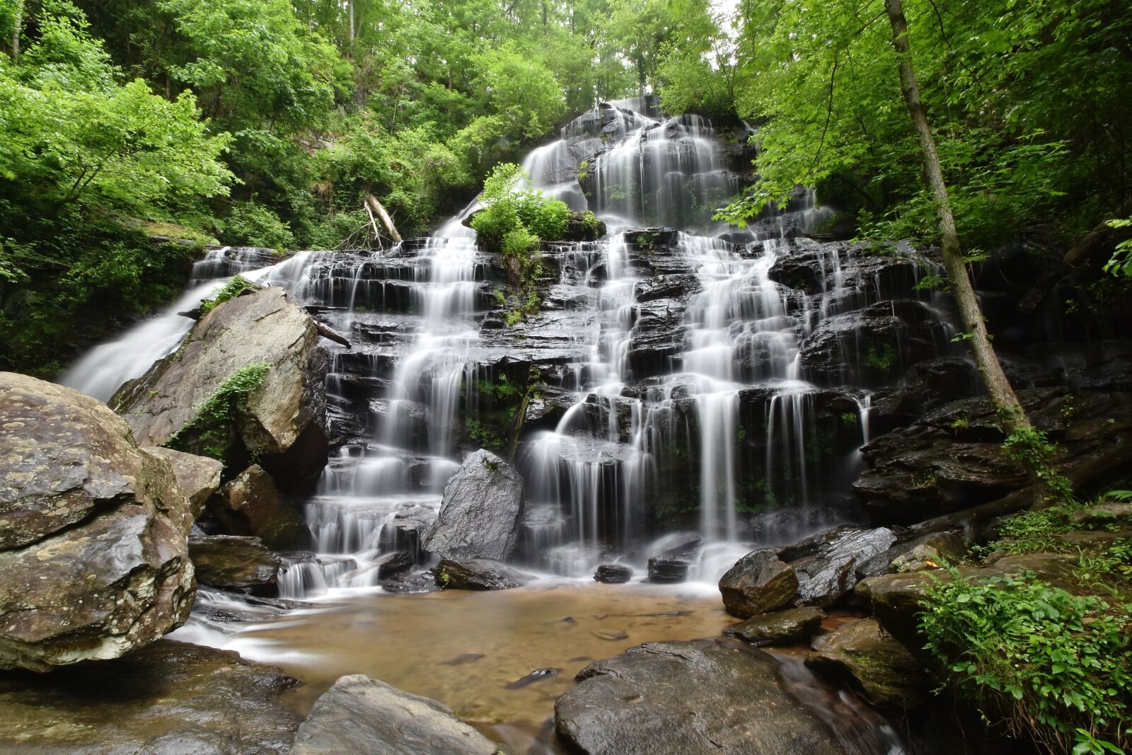 Nikon D7200 sample photo. South carolina, waterfalls, issaqueena photography