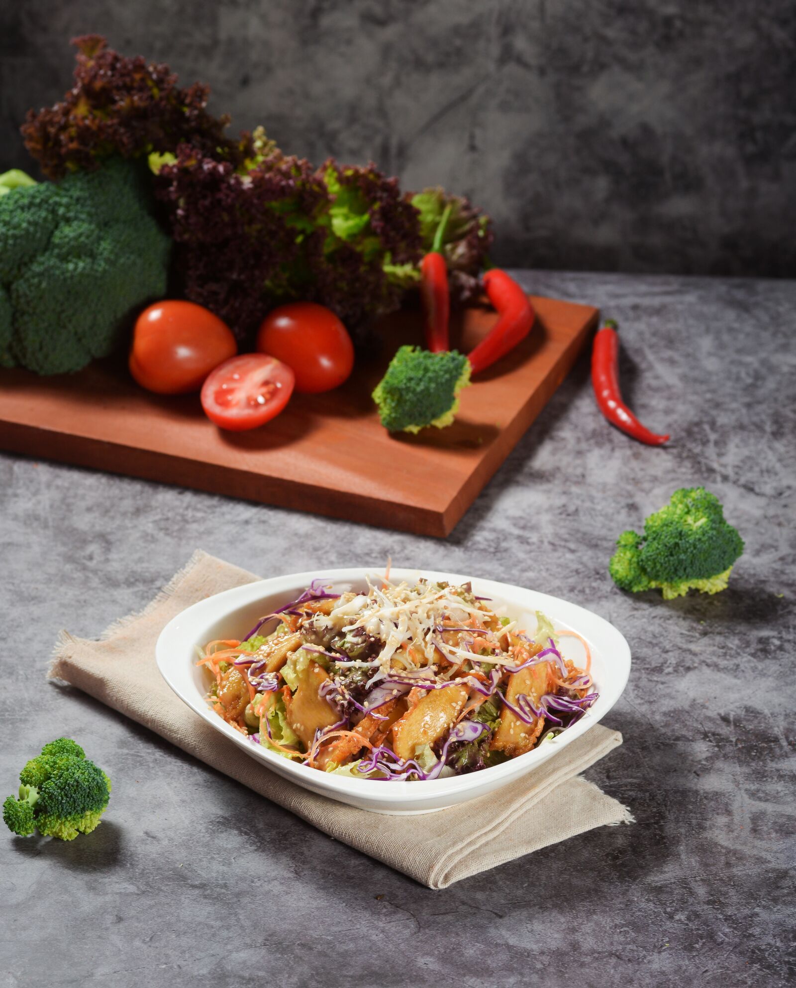 Nikon D7100 sample photo. Salad, vitamin, fresh salad photography