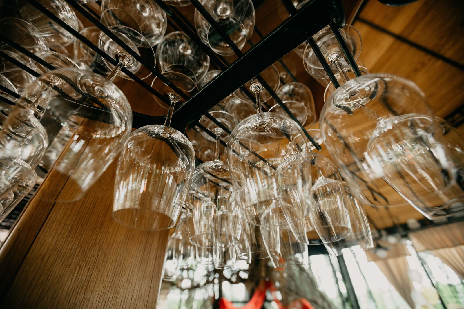 Canon EF 16-35mm F2.8L II USM sample photo. Winery, glass, hanging, crystal photography