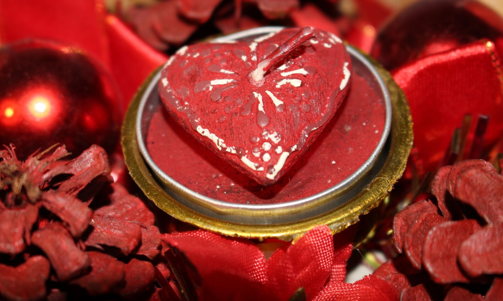 Canon EOS 100D (EOS Rebel SL1 / EOS Kiss X7) sample photo. Christmas, heart, trappings photography
