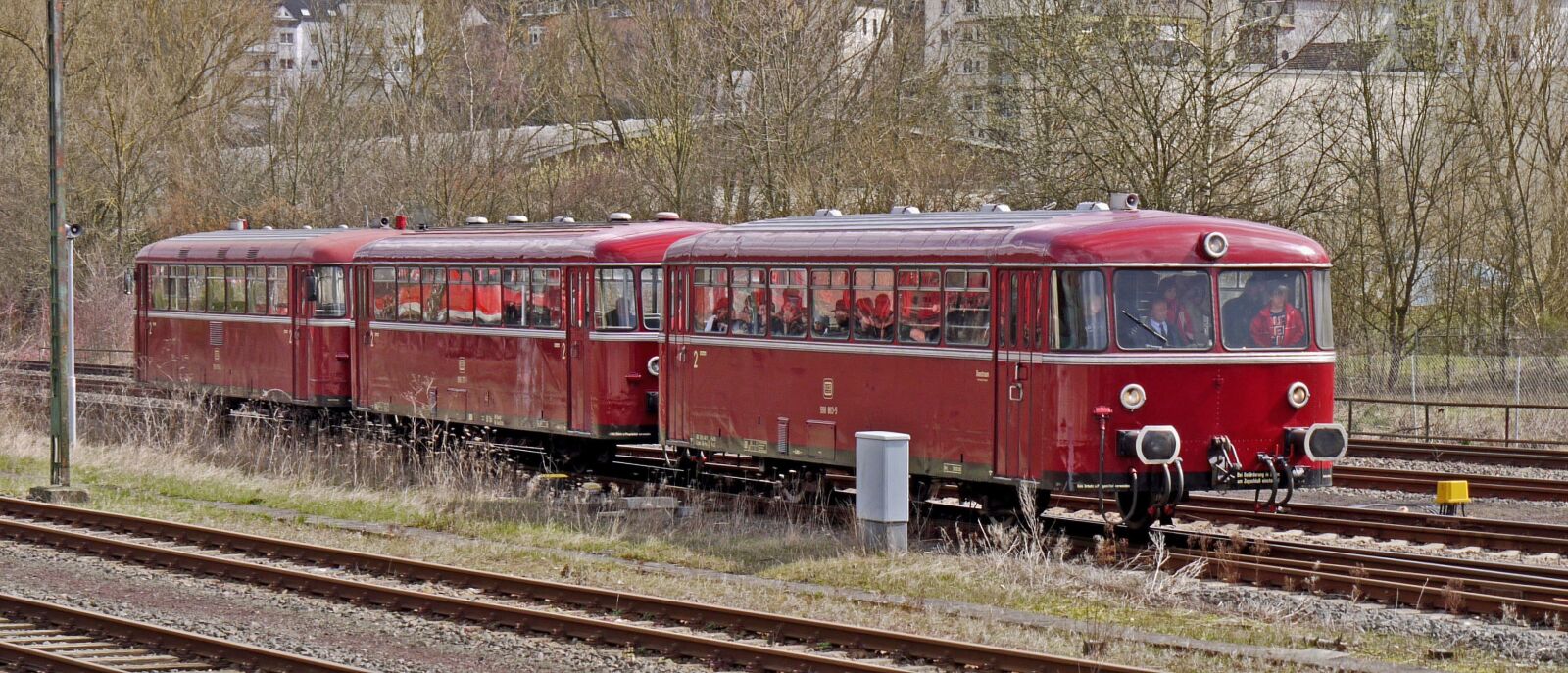 Panasonic Lumix DMC-G1 sample photo. Railbus, deutsche bundesbahn, in photography