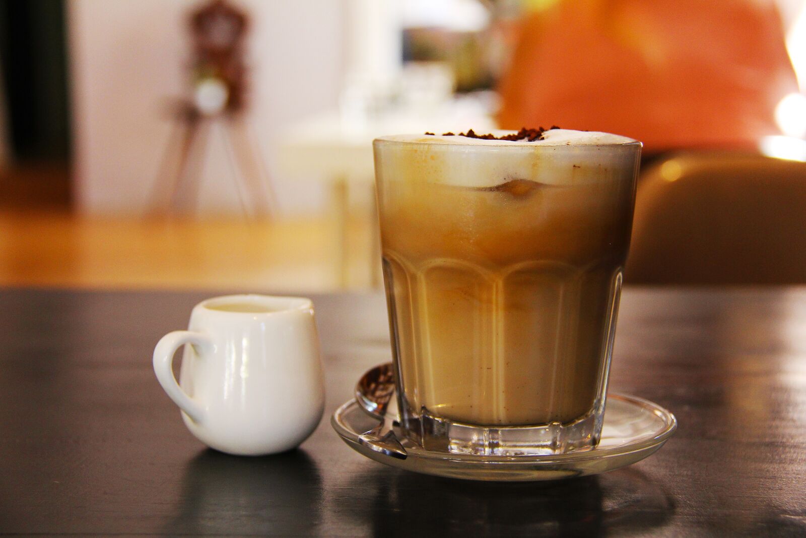 Canon EF-S 18-200mm F3.5-5.6 IS sample photo. Cheese cake, cheese, coffee photography