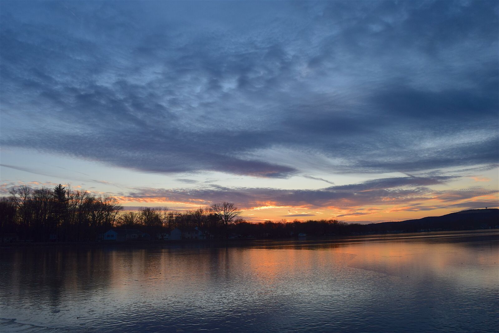 Nikon D3300 sample photo. Lake, sunset, ice photography