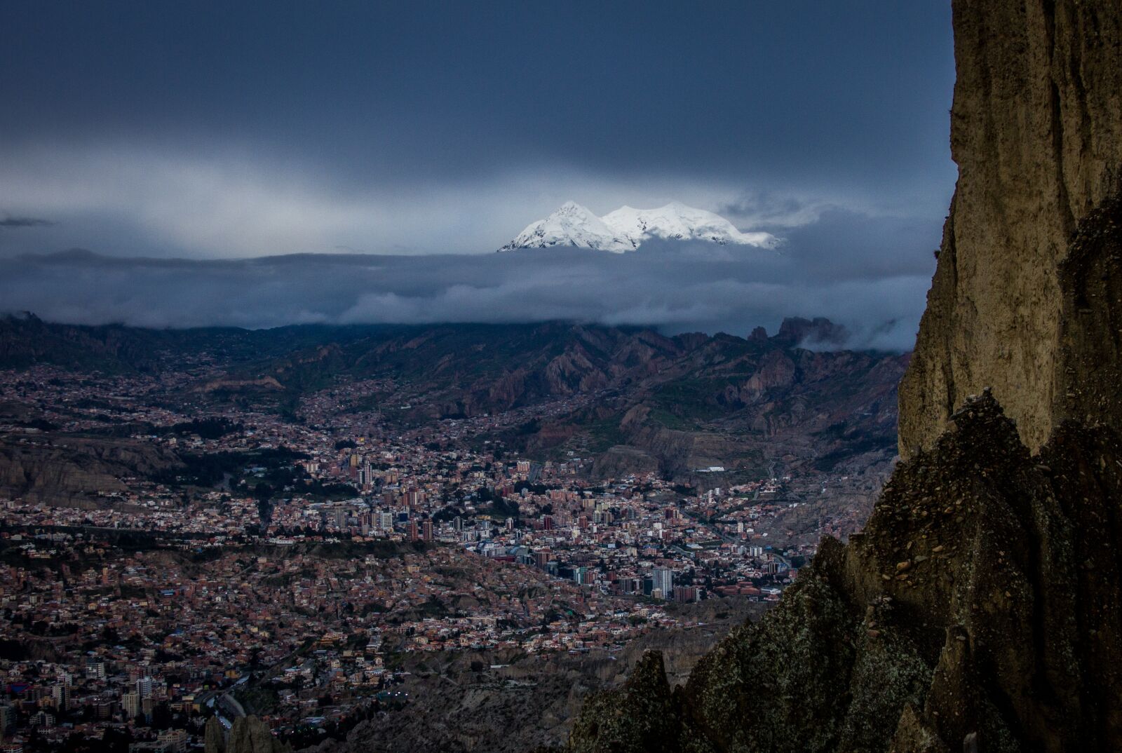Canon EF 28-135mm F3.5-5.6 IS USM sample photo. Peace, illimani, mountain photography