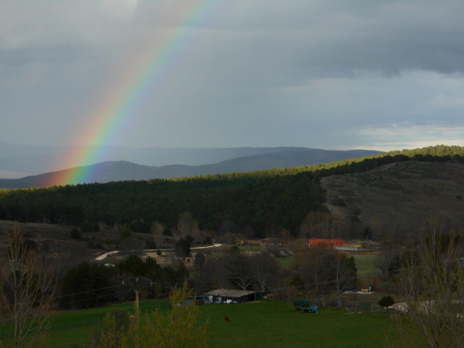 Nikon Coolpix S2900 sample photo. Landscape, rainbow, field photography