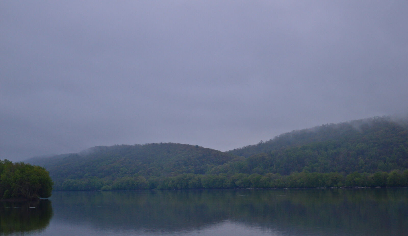 Nikon D3200 sample photo. Fog, nature, tree, water photography