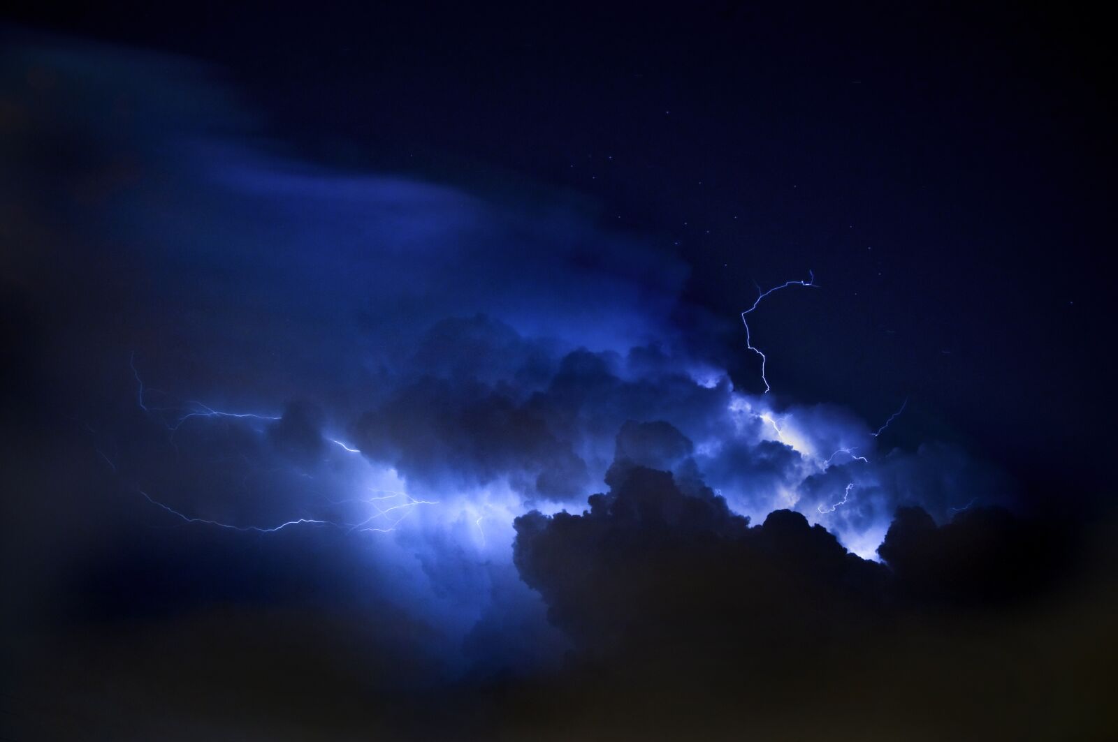 Nikon D300 sample photo. Lightning, weather, sky photography