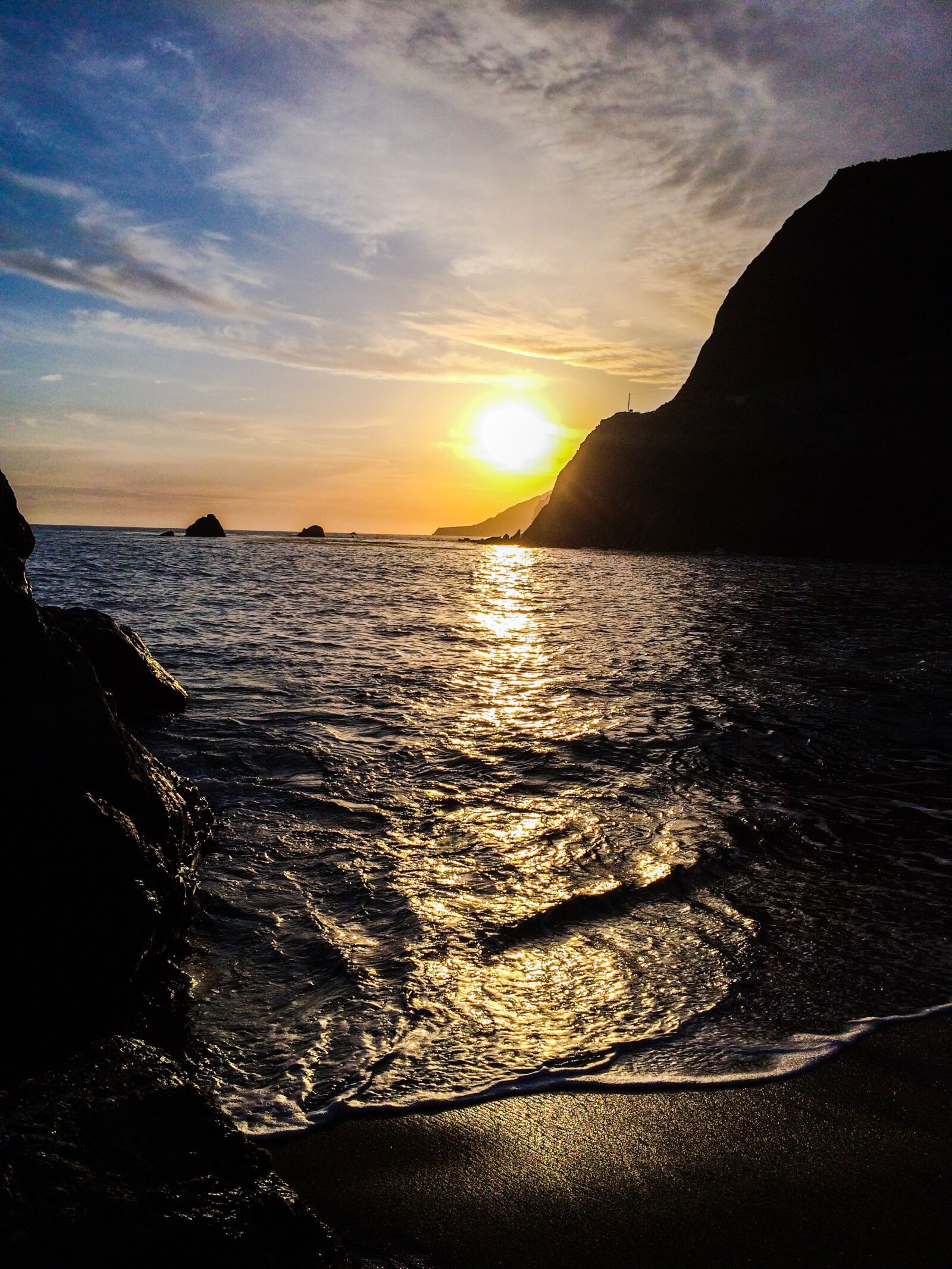 Apple iPhone 5s sample photo. Big sur, beach, sunset photography