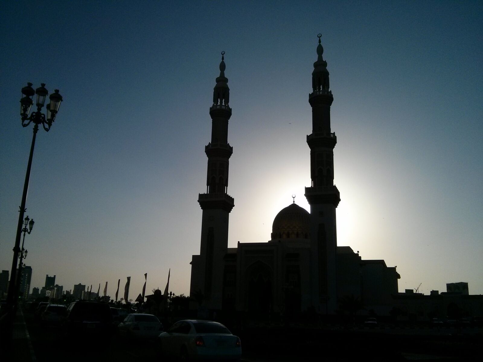 LG Nexus 4 sample photo. Evening, sun, mosque photography