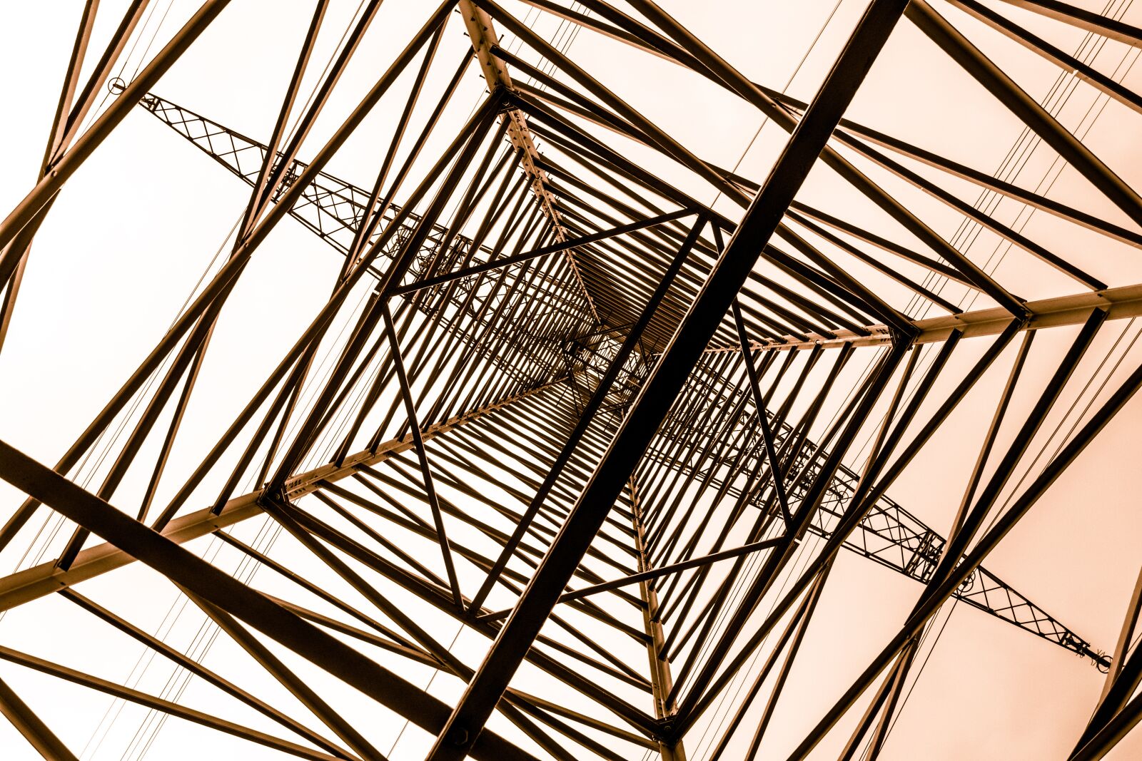 Canon PowerShot G3 X sample photo. Steel scaffolding, structure, power photography