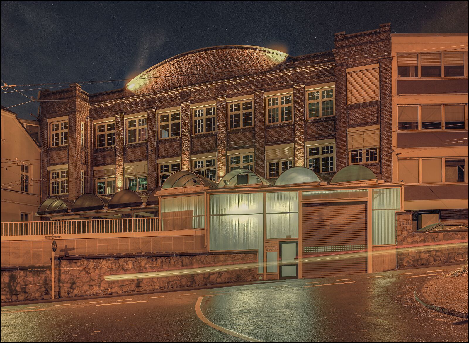 Nikon D810 sample photo. Architecture, factory, night photography photography
