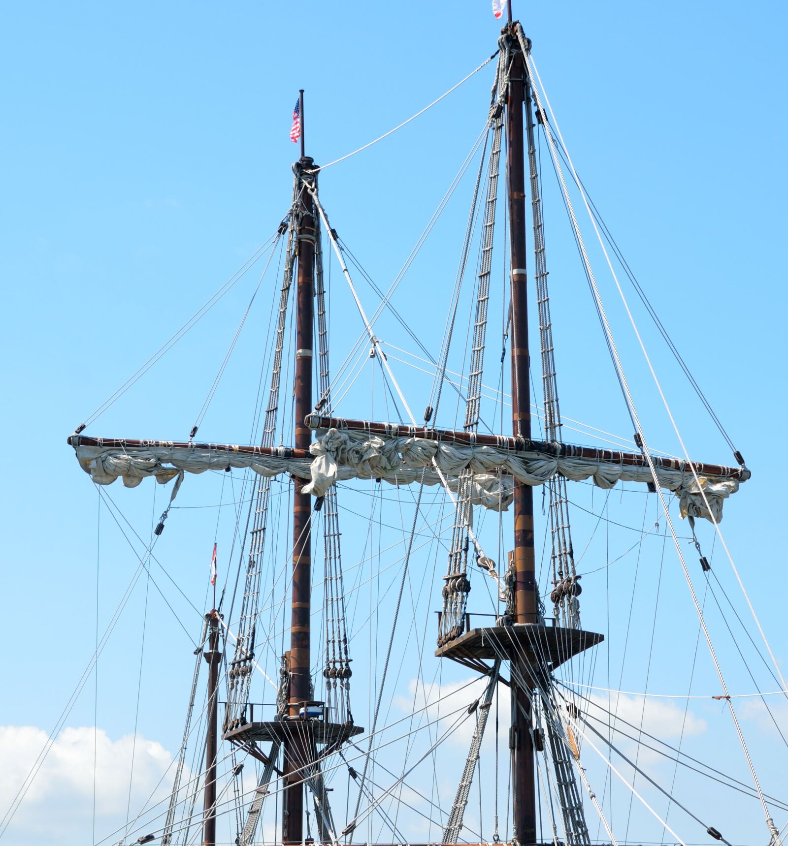Nikon D7000 sample photo. Galleon ship, masts, sails photography
