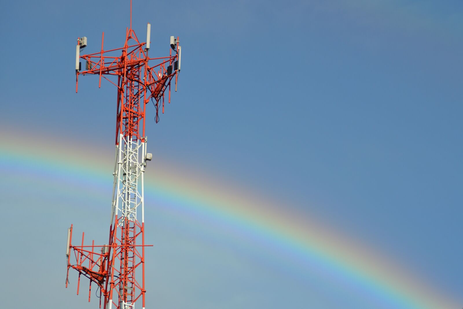 Nikon D3200 sample photo. Rainbow, rain, sky photography