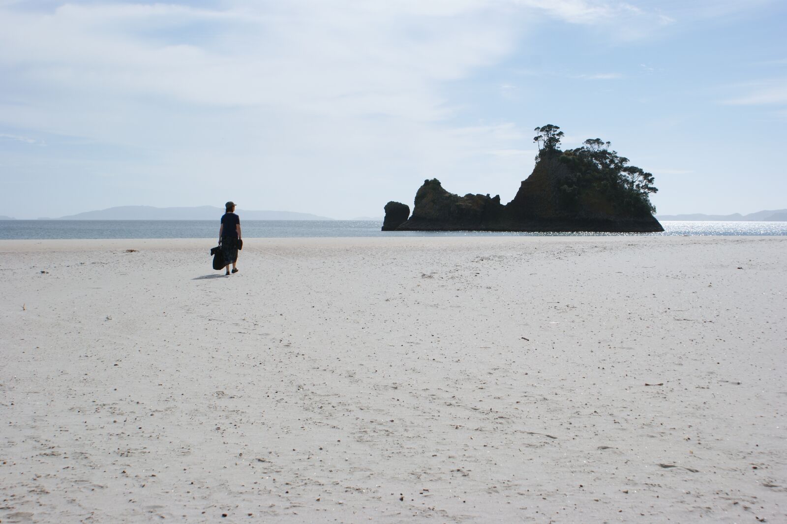 Sony Alpha DSLR-A350 sample photo. New zealand, beach, coromandel photography