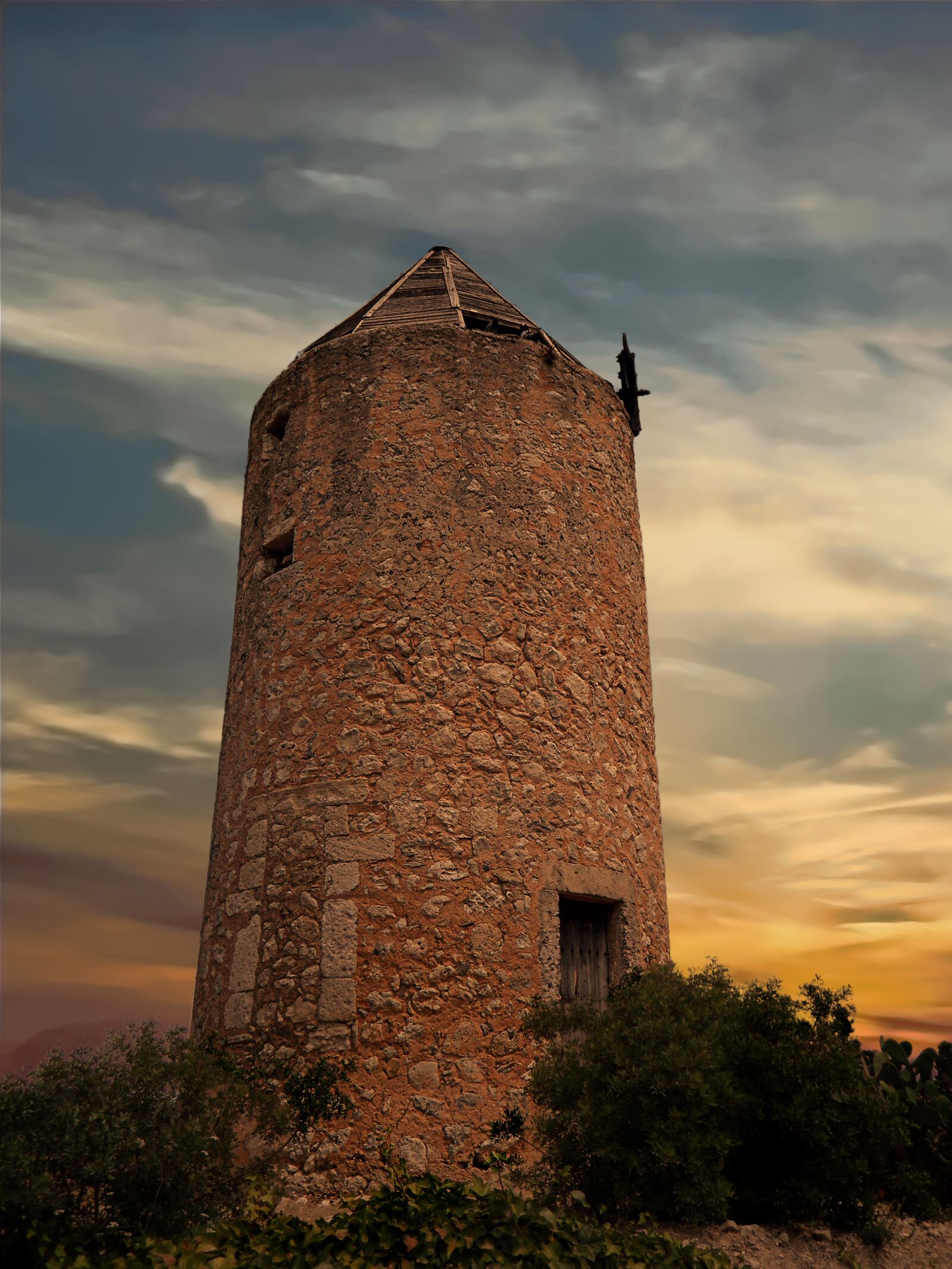 Samsung VLUU WB210, SAMSUNG WB210 sample photo. Windmill, farm, landscape photography