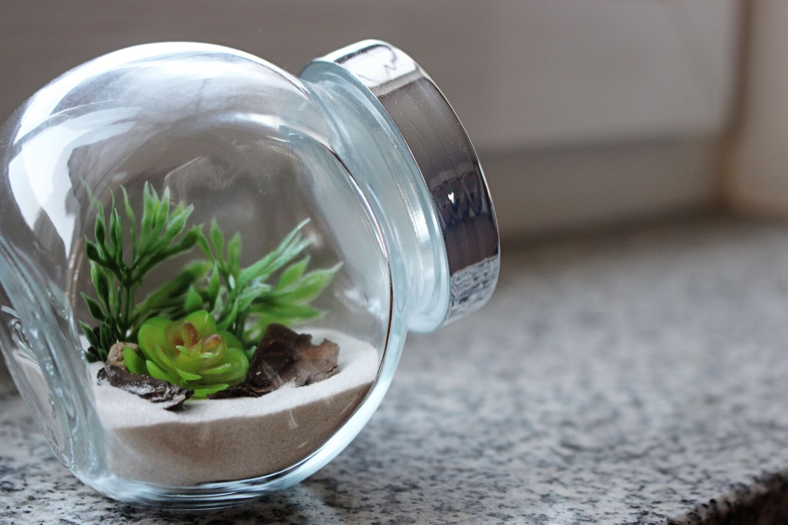 Canon EOS 700D (EOS Rebel T5i / EOS Kiss X7i) sample photo. Miniature, minimalist, glass photography