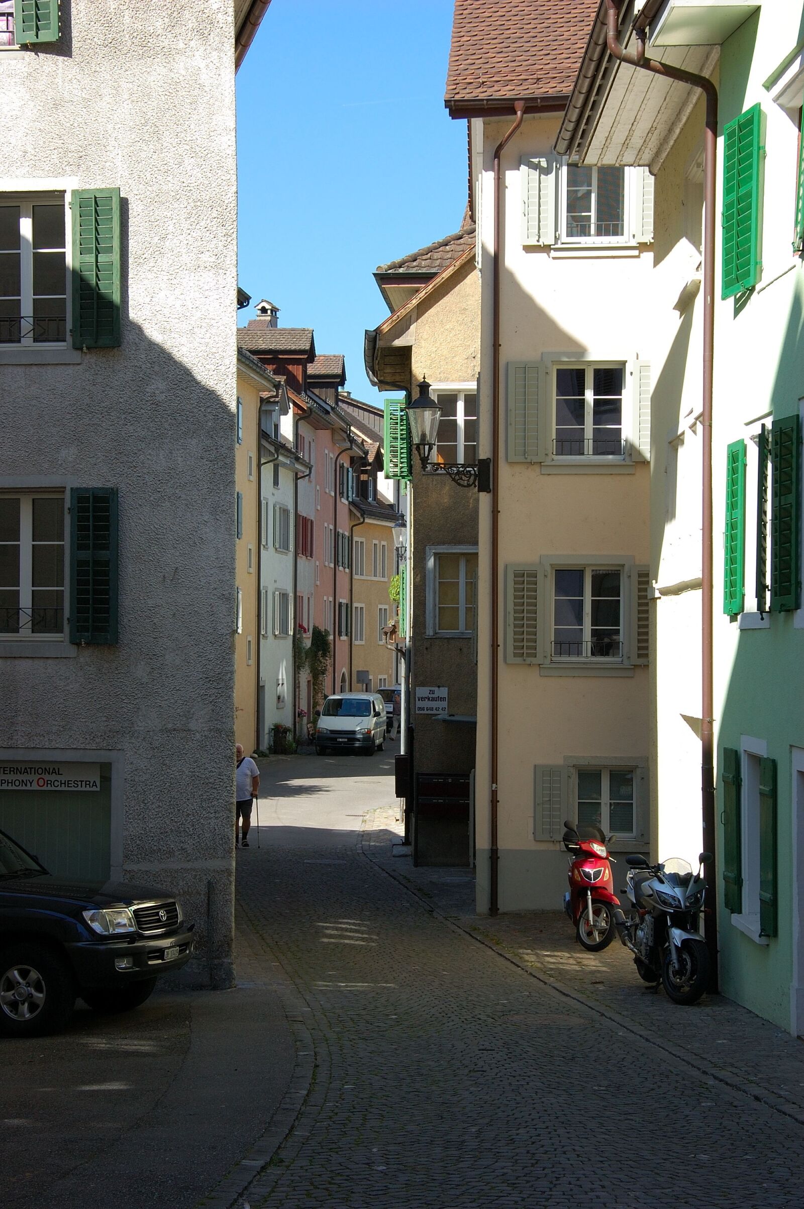 Nikon D40 sample photo. Switzerland, bremgarten, historic center photography