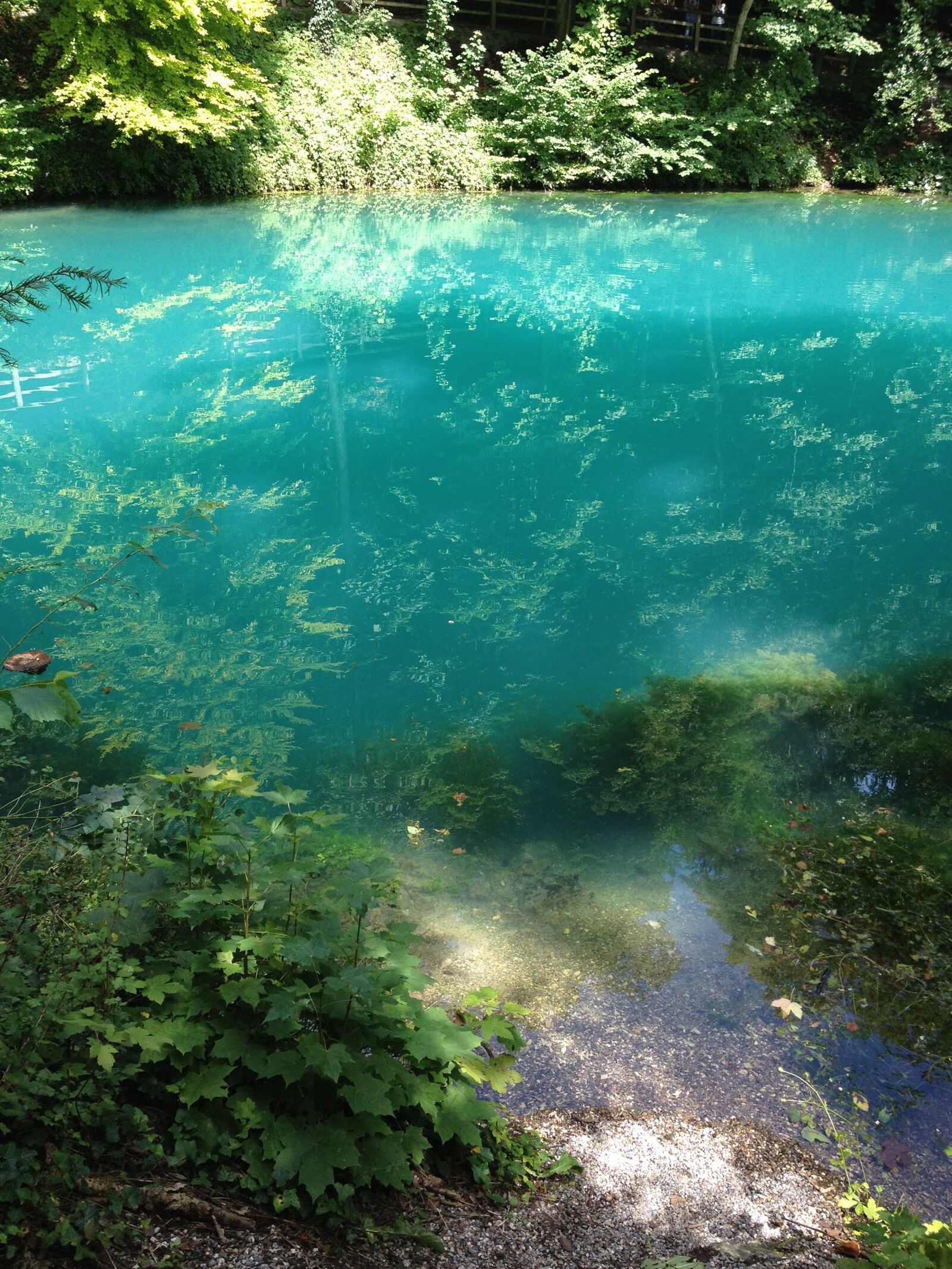 Apple iPhone 4S sample photo. Nature, blautopf, water photography