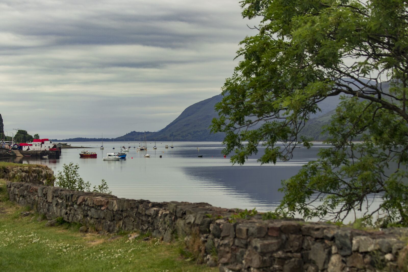 Canon EF 70-300mm F4-5.6 IS USM sample photo. Harbour, scotland, seascape photography