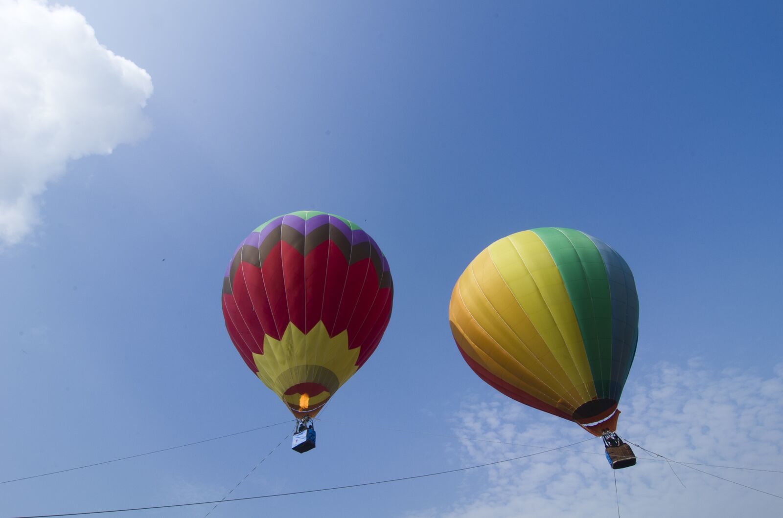 Nikon D7000 sample photo. Ballon, hot ballon, blue photography