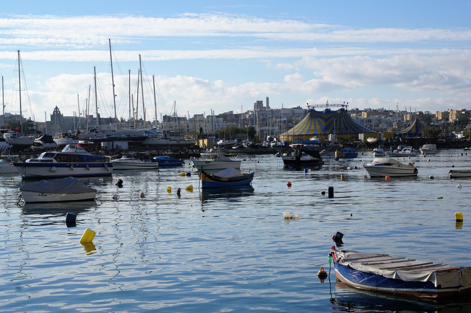 Sony ILCA-77M2 + Sony DT 16-50mm F2.8 SSM sample photo. Sliema, malta, sea photography