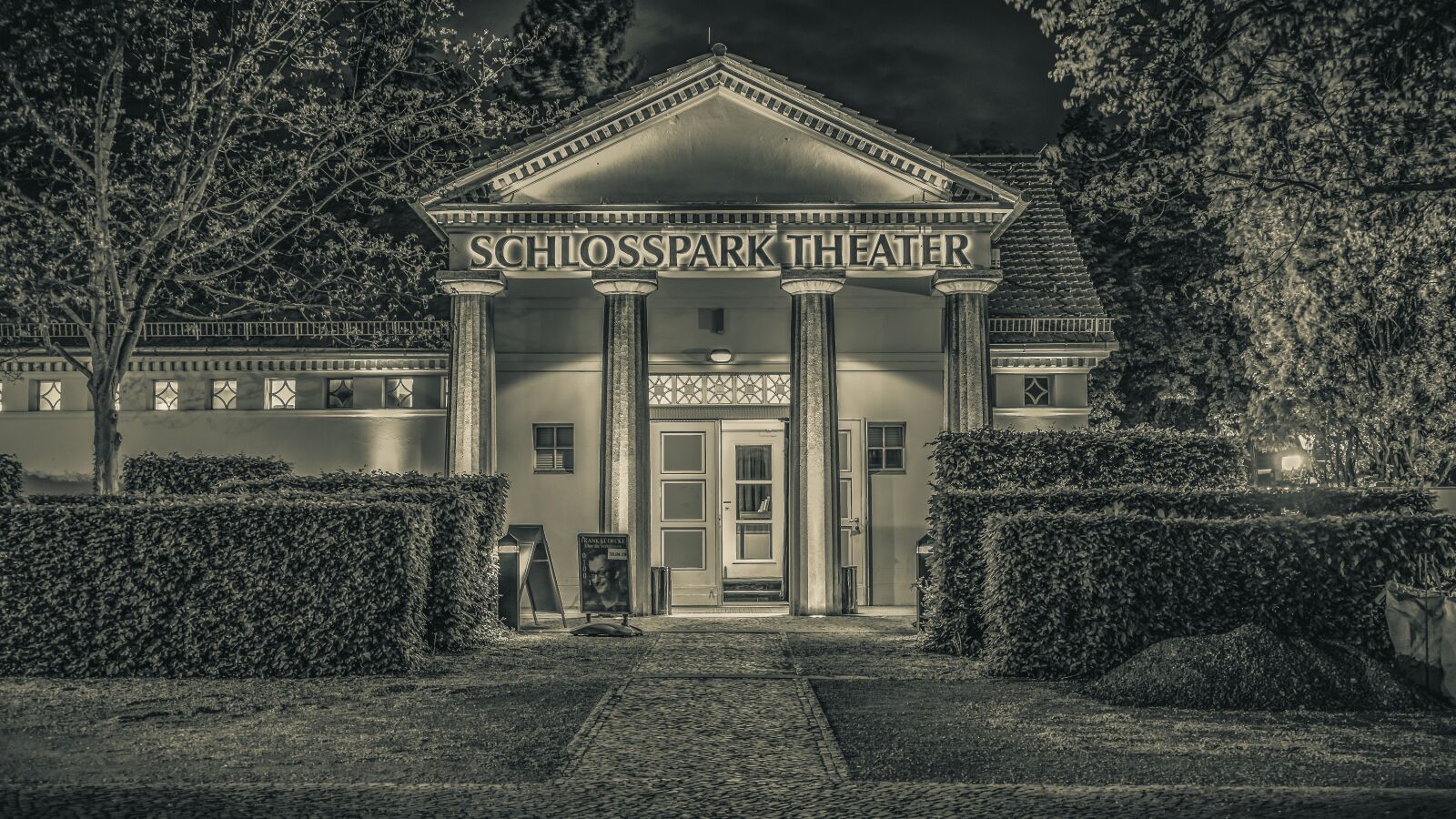 Sony a7 II sample photo. Black and white, theater photography