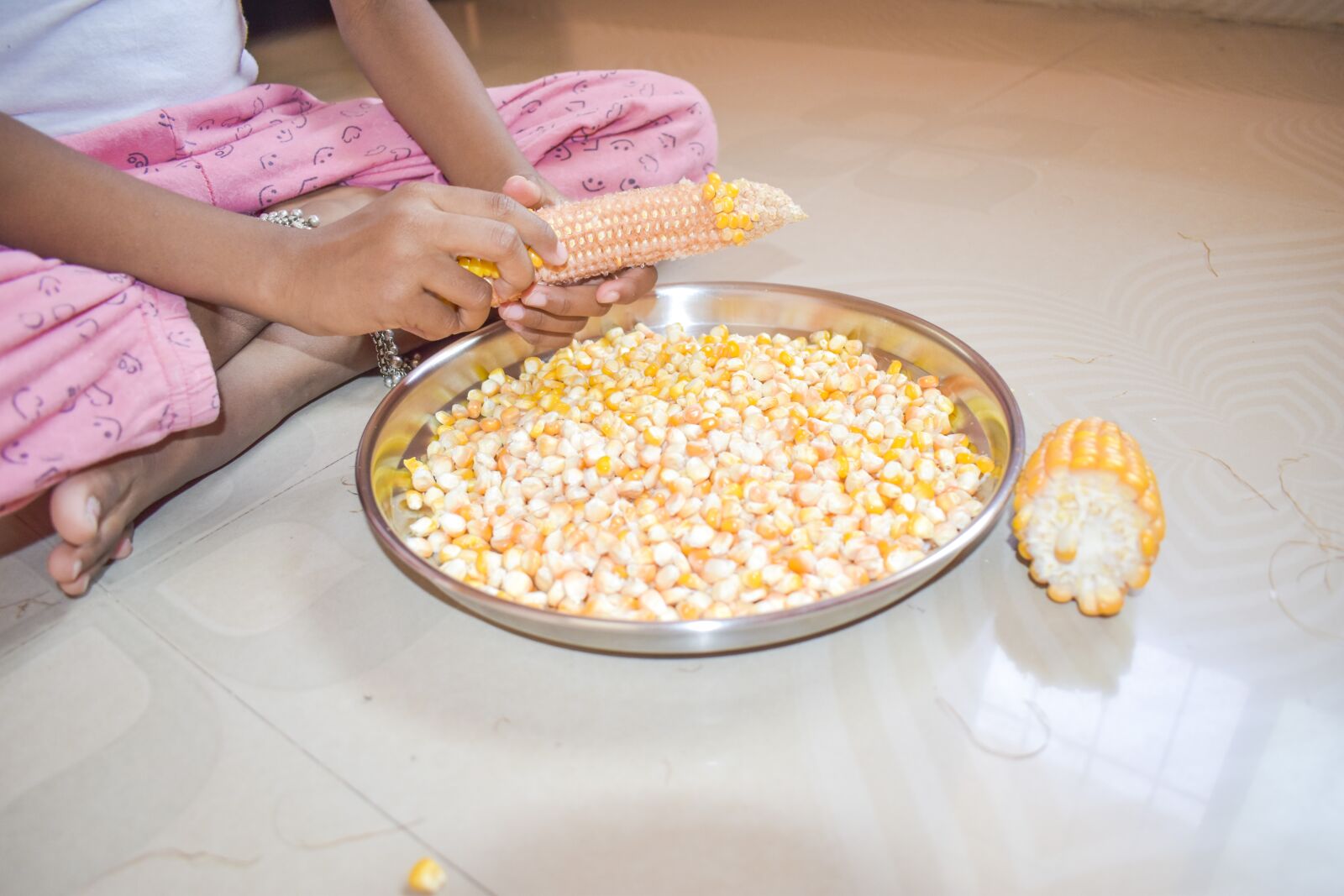 Nikon D5600 sample photo. Corn seeds, food, grain photography