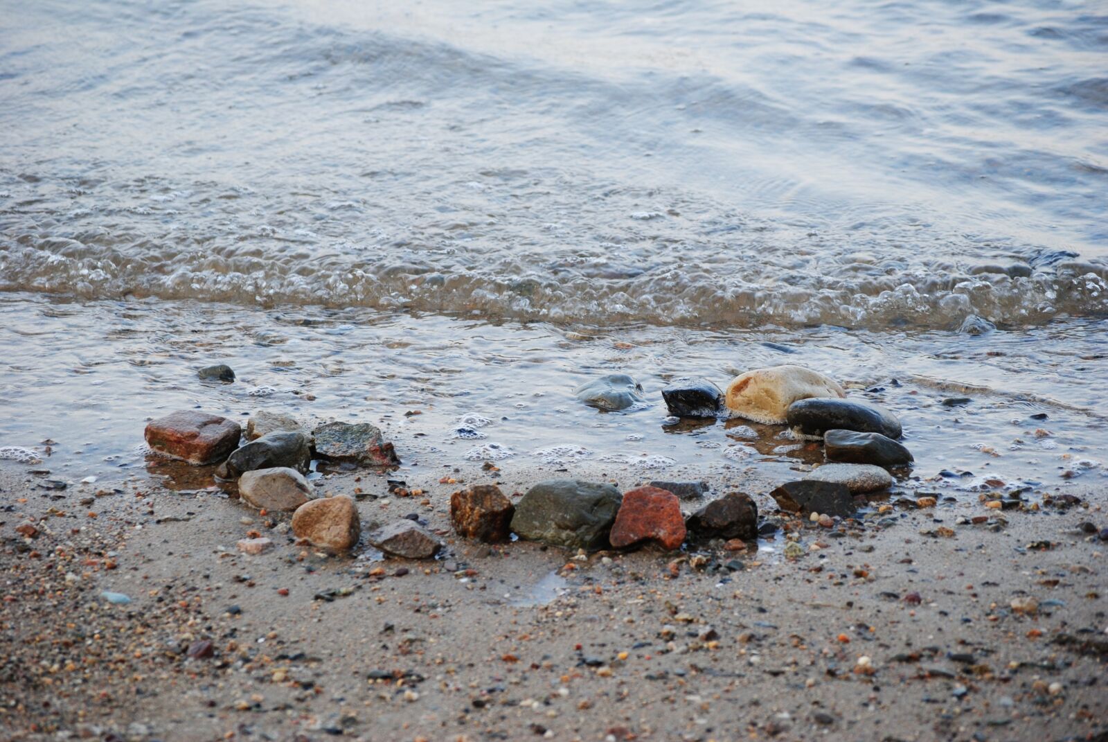 Nikon D3000 sample photo. Circle of stones, openness photography
