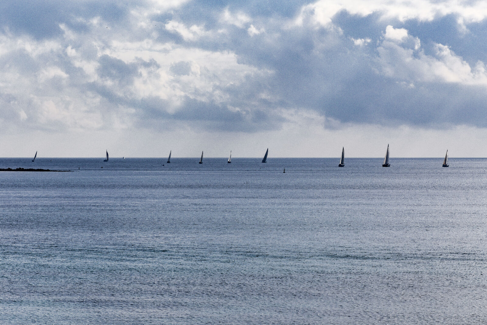 Canon EF 75-300mm f/4-5.6 sample photo. Mediterranean, sailing, ships, sea photography