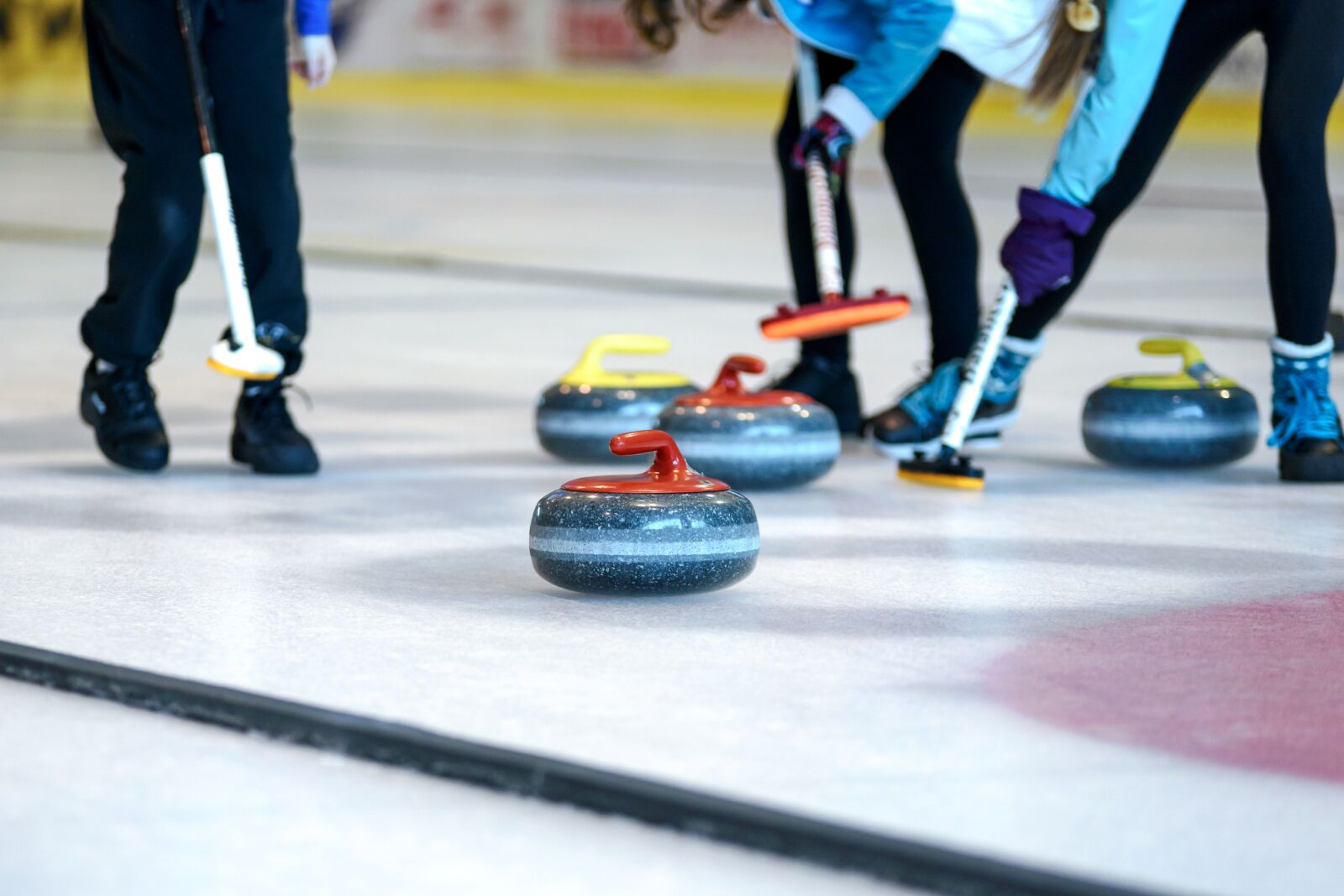 Nikon D750 sample photo. Curling competition, competition, action photography
