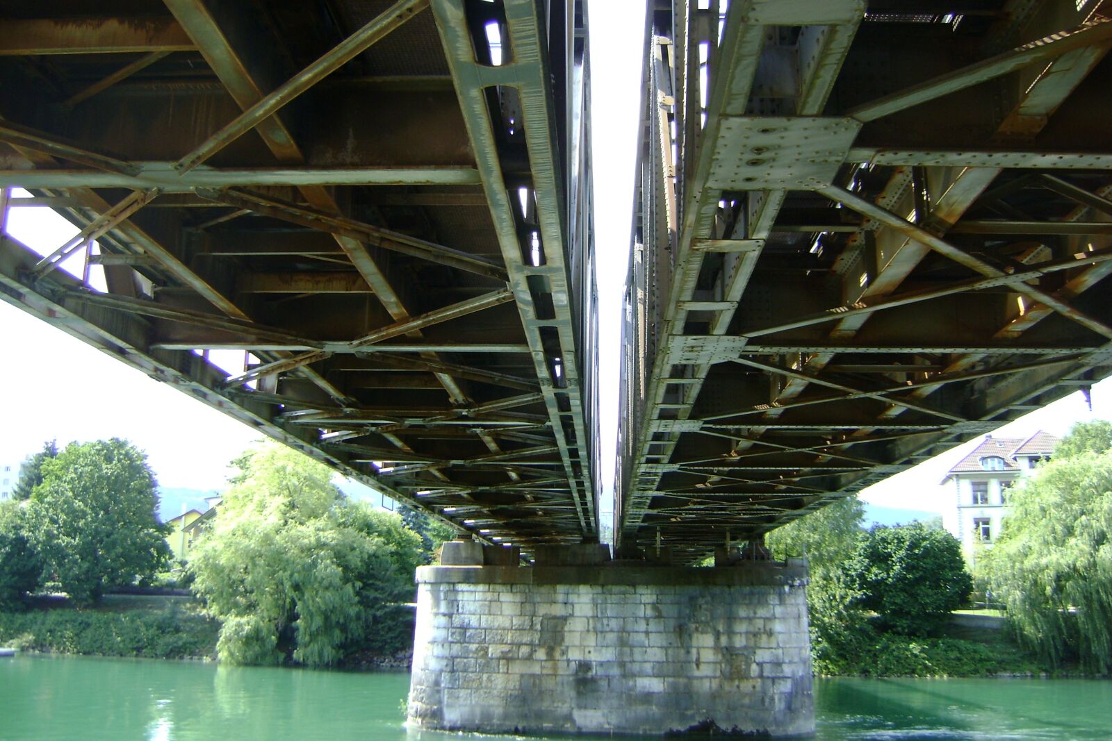 Sony DSC-S730 sample photo. Bridge, swiss, river photography