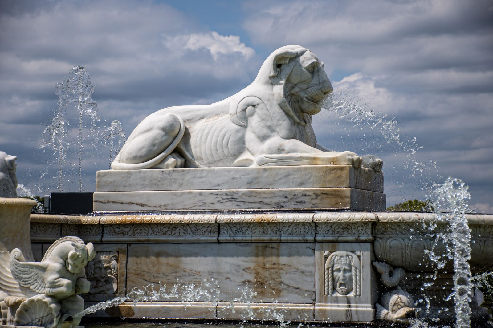 Nikon D750 sample photo. Belle isle, fountain, detroit photography