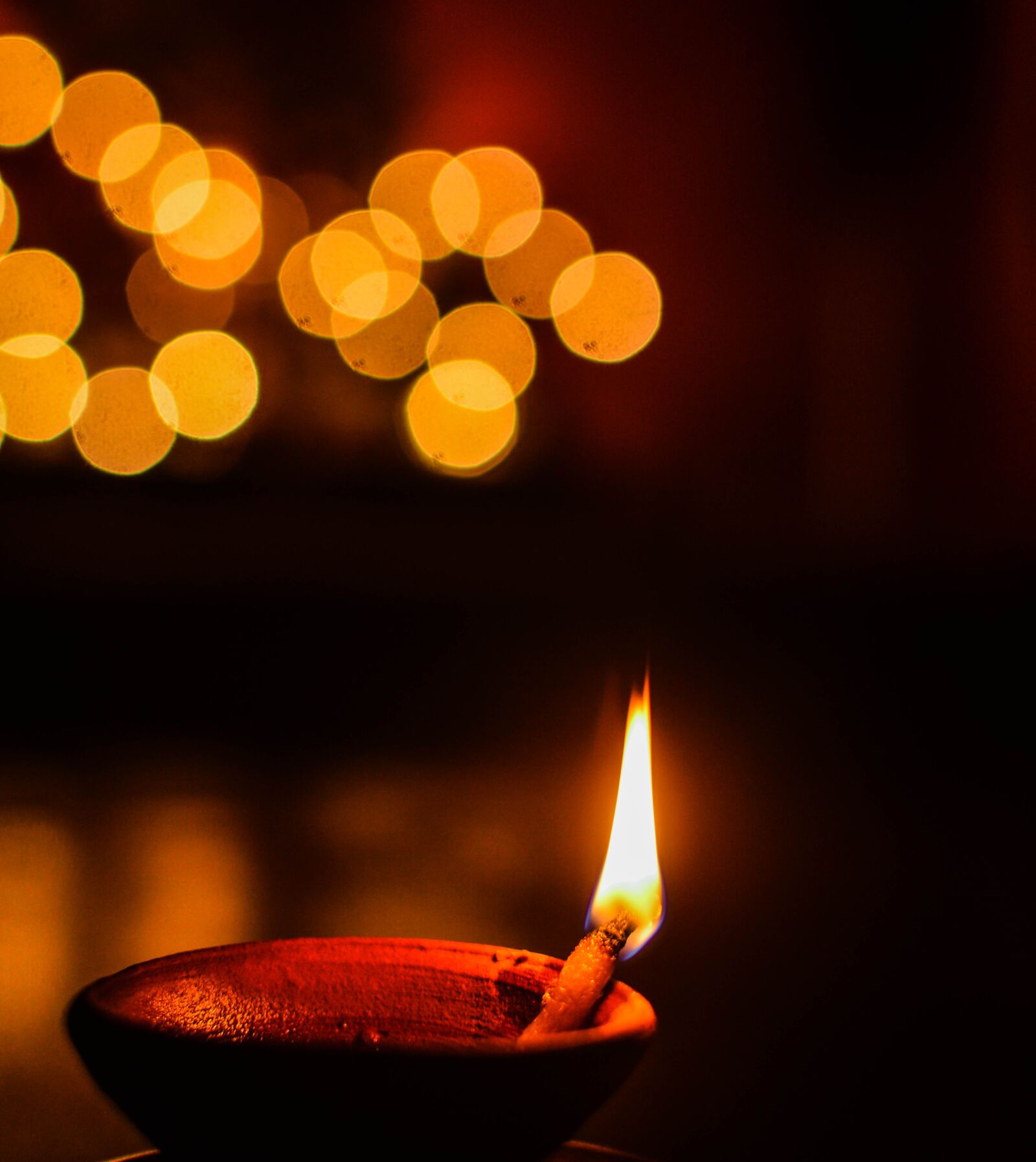 Nikon D3200 sample photo. Happy diwali, diya, deepavali photography