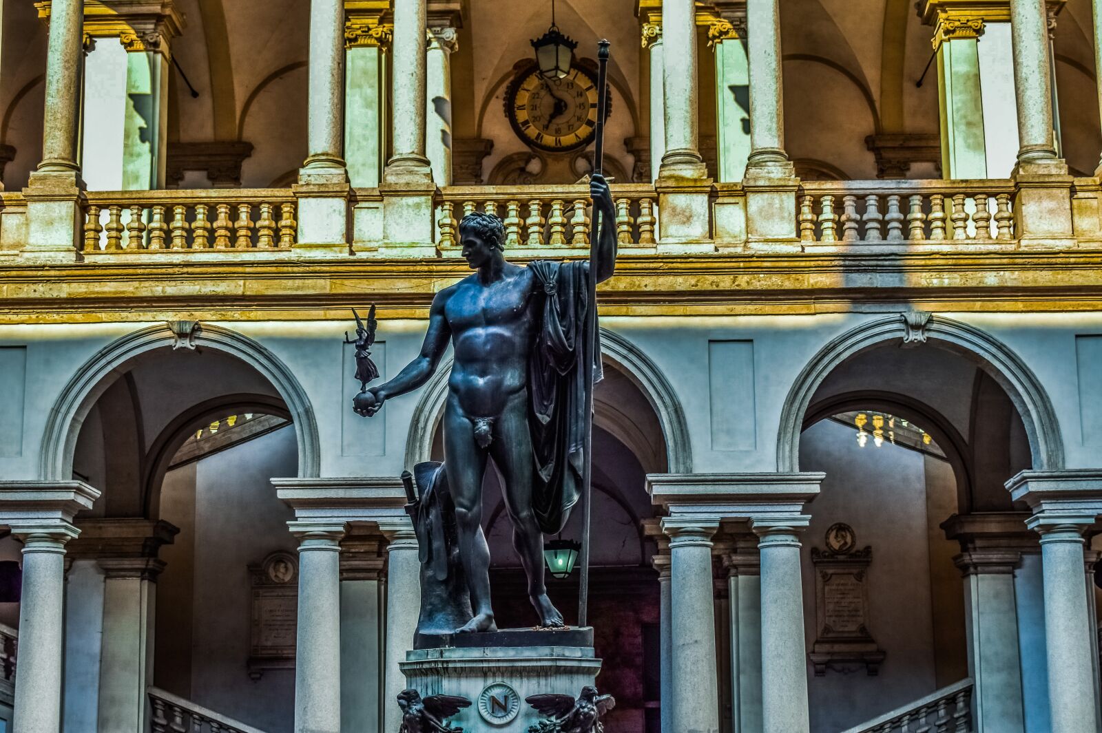 Nikon D3300 sample photo. Pinacoteca di brera, architecture photography