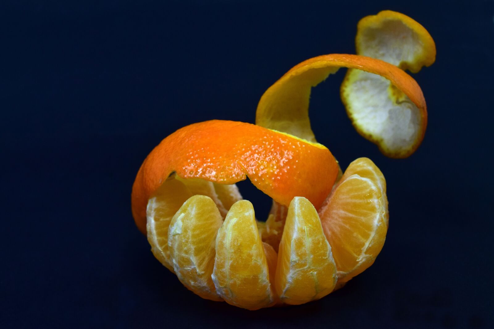 Nikon D3300 sample photo. Mandarin, shell, fruit photography